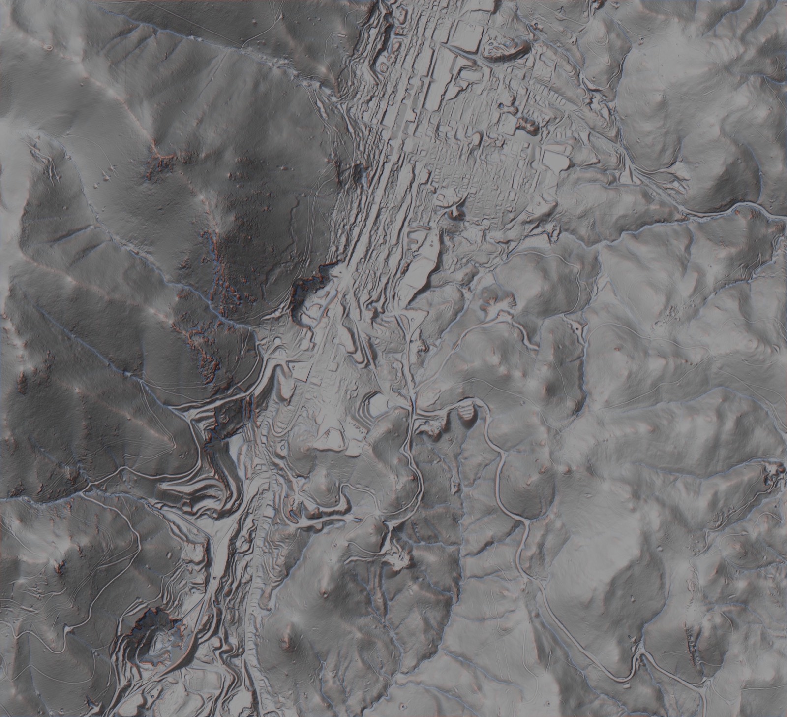 Falconer-built TalonView terrain review system showing mapped elevation and site data